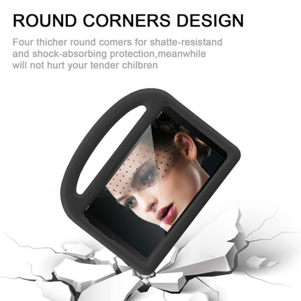 Shockproof EVA Bumper Case with Handle & Holder for Galaxy Tab A 8 (2019) P200 / P205(Black)-garmade.com