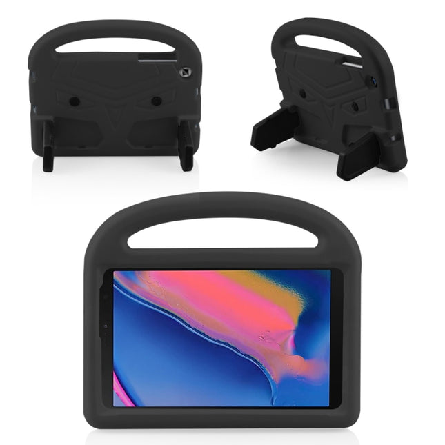 Shockproof EVA Bumper Case with Handle & Holder for Galaxy Tab A 8 (2019) P200 / P205(Black)-garmade.com