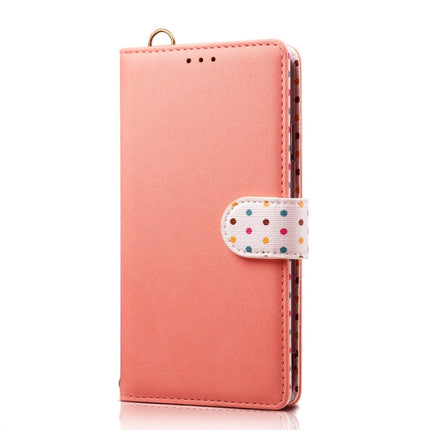 Wave Point Horizontal Flip Leather Case with Card Slots & Holder & Wallet & Lanyard for iPhone 11 Pro Max(Pink)-garmade.com