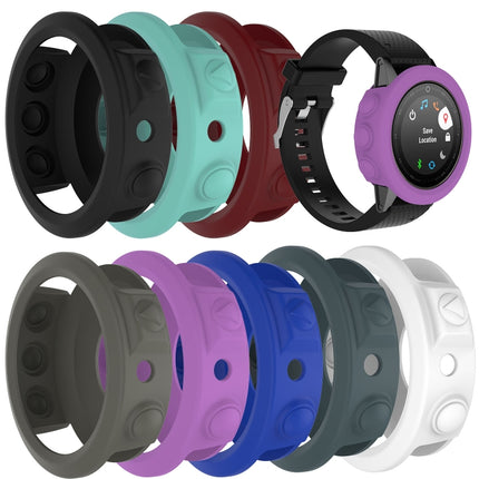 Smart Watch Silicone Protective Case, Host not Included for Garmin Fenix 5S(Dark Red)-garmade.com