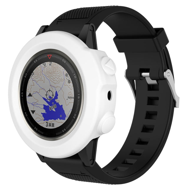 Smart Watch Silicone Protective Case, Host not Included for Garmin Fenix 5X(White)-garmade.com