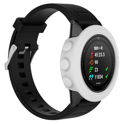 Smart Watch Silicone Protective Case, Host not Included for Garmin Fenix 5(White)-garmade.com