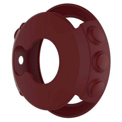 Smart Watch Silicone Protective Case, Host not Included for Garmin Fenix 5(Dark Red)-garmade.com