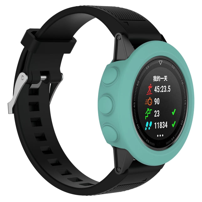 Smart Watch Silicone Protective Case, Host not Included for Garmin Fenix 5(Mint Green)-garmade.com