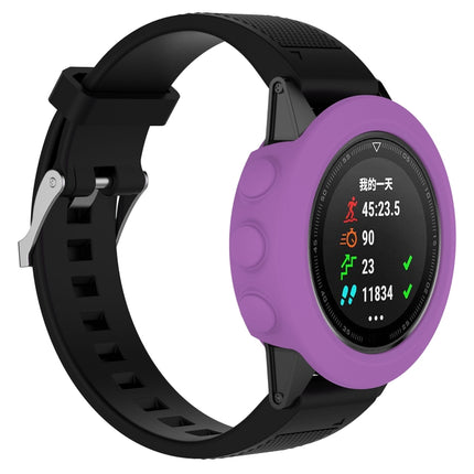 Smart Watch Silicone Protective Case, Host not Included for Garmin Fenix 5(Purple)-garmade.com