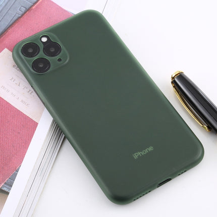 For iPhone 11 Ultra-thin Frosted PP Case(Dark Green)-garmade.com