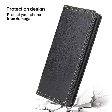 For Samsung Galaxy S20 Fierre Shann Retro Tree Bark Texture PU Magnetic Horizontal Flip Leather Case with Holder & Card Slots & Wallet(Black)-garmade.com