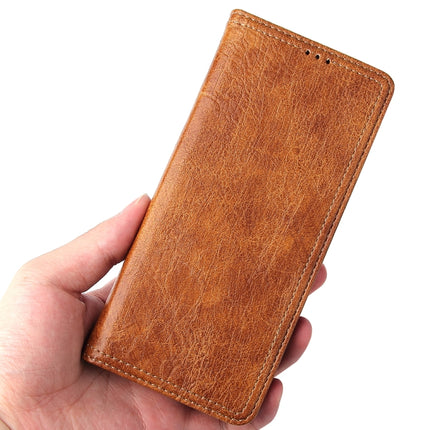 For Samsung Galaxy S20+ Fierre Shann Retro Tree Bark Texture PU Magnetic Horizontal Flip Leather Case with Holder & Card Slots & Wallet(Brown)-garmade.com