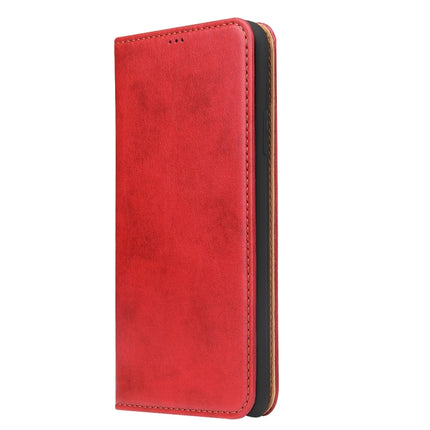 Fierre Shann PU Genuine Leather Texture Horizontal Flip Leather Case with Holder & Card Slots & Wallet For iPhone 11(Red)-garmade.com