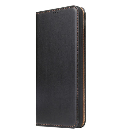 Fierre Shann PU Genuine Leather Texture Horizontal Flip Leather Case with Holder & Card Slots & Wallet For iPhone 11 Pro(Black)-garmade.com