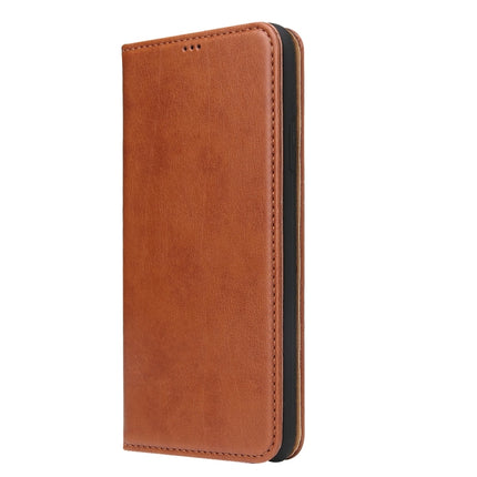 Fierre Shann PU Genuine Leather Texture Horizontal Flip Leather Case with Holder & Card Slots & Wallet For iPhone 11 Pro(Brown)-garmade.com