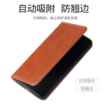 Fierre Shann PU Genuine Leather Texture Horizontal Flip Leather Case with Holder & Card Slots & Wallet For iPhone 11 Pro(Brown)-garmade.com