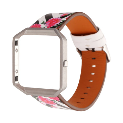 For Fitbit Blaze Leather Replacement Strap Watchband(B)-garmade.com