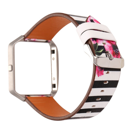 For Fitbit Blaze Leather Replacement Strap Watchband(C)-garmade.com