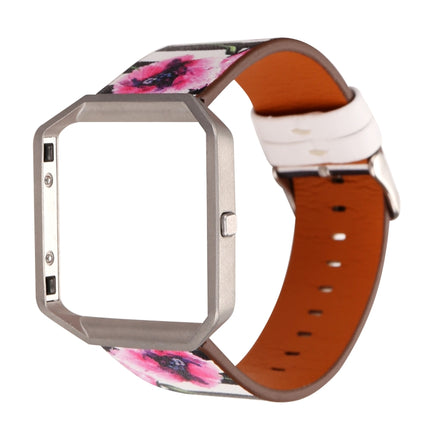For Fitbit Blaze Leather Replacement Strap Watchband(C)-garmade.com