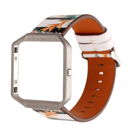 For Fitbit Blaze Leather Replacement Strap Watchband(E)-garmade.com