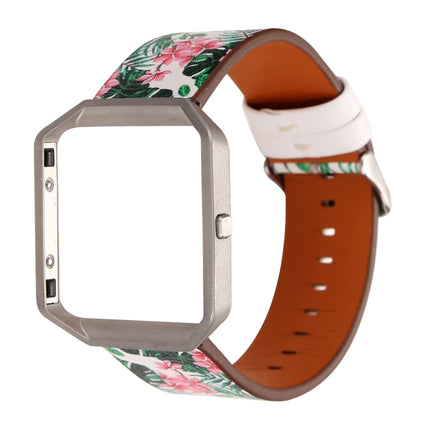 For Fitbit Blaze Leather Replacement Strap Watchband(F)-garmade.com