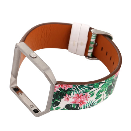 For Fitbit Blaze Leather Replacement Strap Watchband(F)-garmade.com
