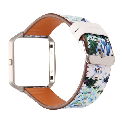 For Fitbit Blaze Leather Replacement Strap Watchband(G)-garmade.com