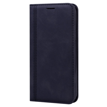 Frosted Business Magnetic Horizontal Flip PU Leather Case with Holder & Card Slot & Lanyard For iPhone 12 mini(Black)-garmade.com
