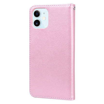 Rose Embossed Horizontal Flip PU Leather Case with Holder & Card Slots & Wallet For iPhone 12 mini(Rose Red)-garmade.com