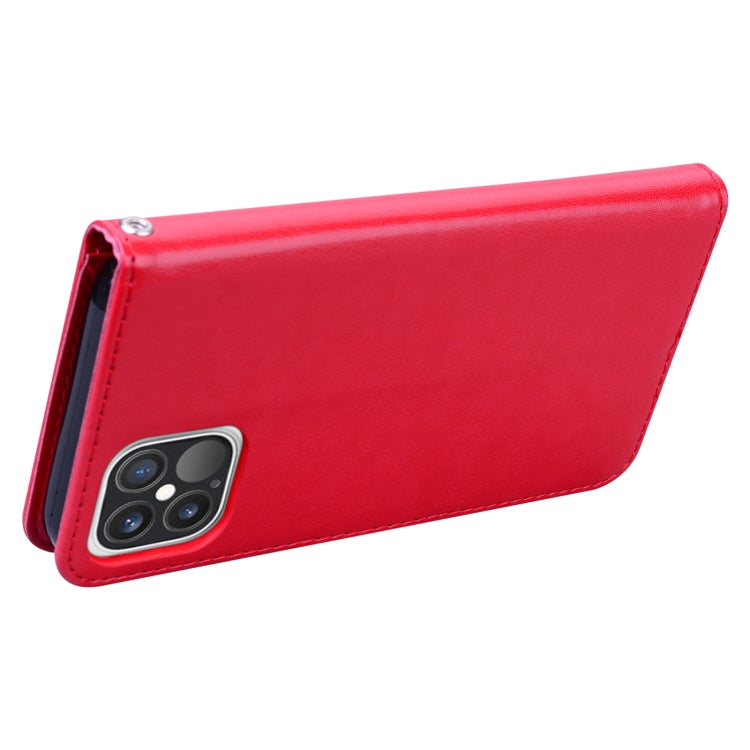 Rose Embossed Horizontal Flip PU Leather Case with Holder & Card Slots & Wallet For iPhone 12 Pro Max(Red)-garmade.com