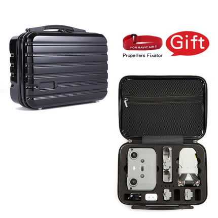 ls-S004 Portable Waterproof Drone Handbag Storage Bag for DJI Mavic Mini 2(Black + Black Liner)-garmade.com