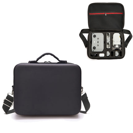 LS4456 Portable Drone PU Shoulder Storage Bag Handbag for DJI Mavic Mini 2(Black + Black Liner)-garmade.com