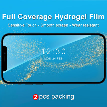 2 PCS IMAK Hydrogel Film III Full Coverage Screen Protector For iPhone 12 / 12 Pro-garmade.com