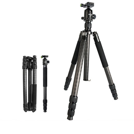 BEXIN W324C G44 Carbon Fiber Tripod Stable Shooting Camera for Vdeo Point Dslr Camera-garmade.com