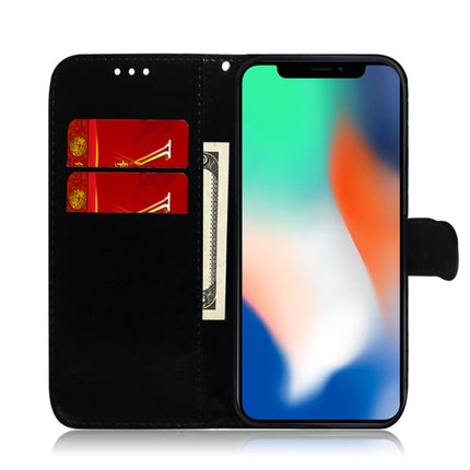 For iPhone X / XS Solid Color Colorful Magnetic Buckle Horizontal Flip PU Leather Case with Holder & Card Slots & Wallet & Lanyard(Blue)-garmade.com