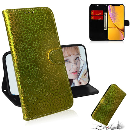 For iPhone XS Max Solid Color Colorful Magnetic Buckle Horizontal Flip PU Leather Case with Holder & Card Slots & Wallet & Lanyard(Gold)-garmade.com