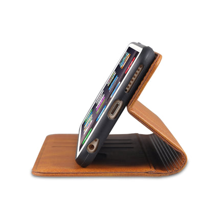 AZNS Magnetic Calf Texture Horizontal Flip Leather Case with Card Slots & Holder & Wallet For iPhone 6(Black)-garmade.com