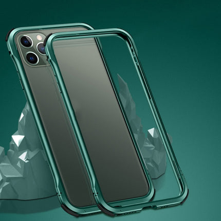 Shockproof Metal Protective Frame For iPhone 11 Pro(Green)-garmade.com