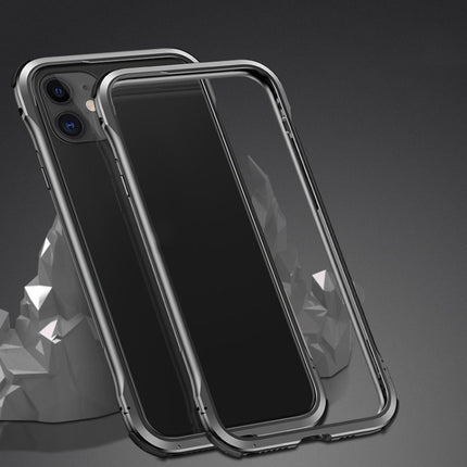 Shockproof Metal Protective Frame For iPhone 11(Black)-garmade.com