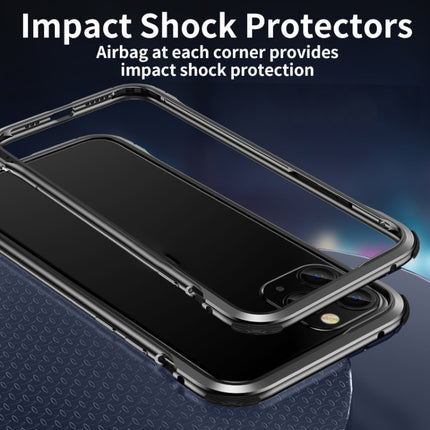 Shockproof Metal Protective Frame For iPhone 11(Black)-garmade.com
