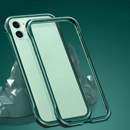 Shockproof Metal Protective Frame For iPhone 11(Green)-garmade.com
