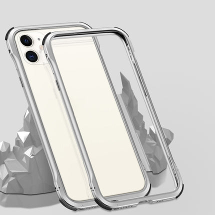 Shockproof Metal Protective Frame For iPhone 11(Silver)-garmade.com
