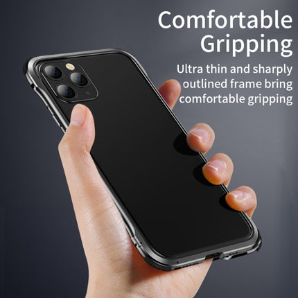 Shockproof Metal Protective Frame For iPhone 11 Pro Max(Silver)-garmade.com