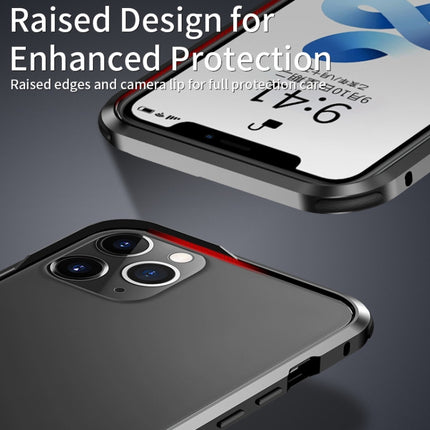 Shockproof Metal Protective Frame For iPhone 12 Pro Max(Black)-garmade.com