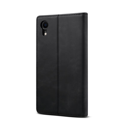 GUSSIM GS-001 Business Style Horizontal Flip Skin Feel PU Leather Case with Holder & Card Slots & Wallet & Photo Frame For iPhone XR(Black)-garmade.com