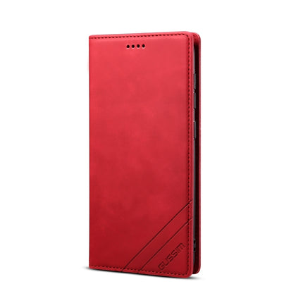 For Samsung Galaxy S20 GUSSIM GS-001 Business Style Horizontal Flip Skin Feel PU Leather Case with Holder & Card Slots & Wallet & Photo Frame(Red)-garmade.com
