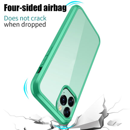 Double-sided Plastic Glass Protective Case For iPhone 11(Mint Green)-garmade.com