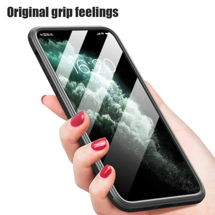 Double-sided Plastic Glass Protective Case For iPhone 11(Black)-garmade.com