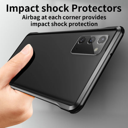 For Samsung Galaxy Note20 Shockproof Ultra-thin Metal Protective Frame(Black)-garmade.com