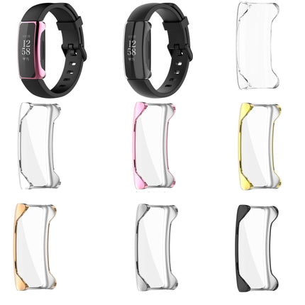 For Fitbit Inspire 2 Full Coverage PC Protective Case Cover(Transparent)-garmade.com
