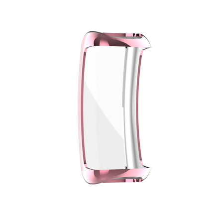 For Fitbit Inspire 2 Full Coverage TPU Protective Case Cover(Pink)-garmade.com