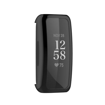 For Fitbit Inspire 2 Full Coverage TPU Protective Case Cover(Black)-garmade.com