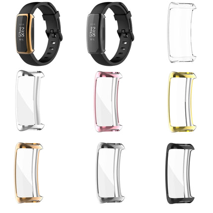 For Fitbit Inspire 2 Full Coverage TPU Protective Case Cover(Transparent)-garmade.com