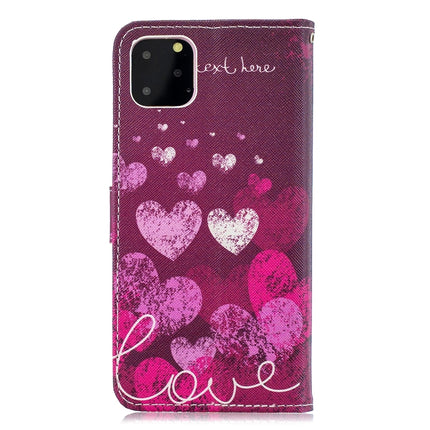 Horizontal Flip Leather Case with Holder & Card Slots & Wallet For iPhone 12 / 12 Pro(Letter and Heart)-garmade.com